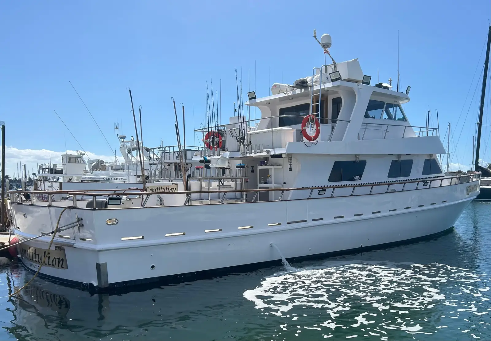 Constitution sportfishing boat