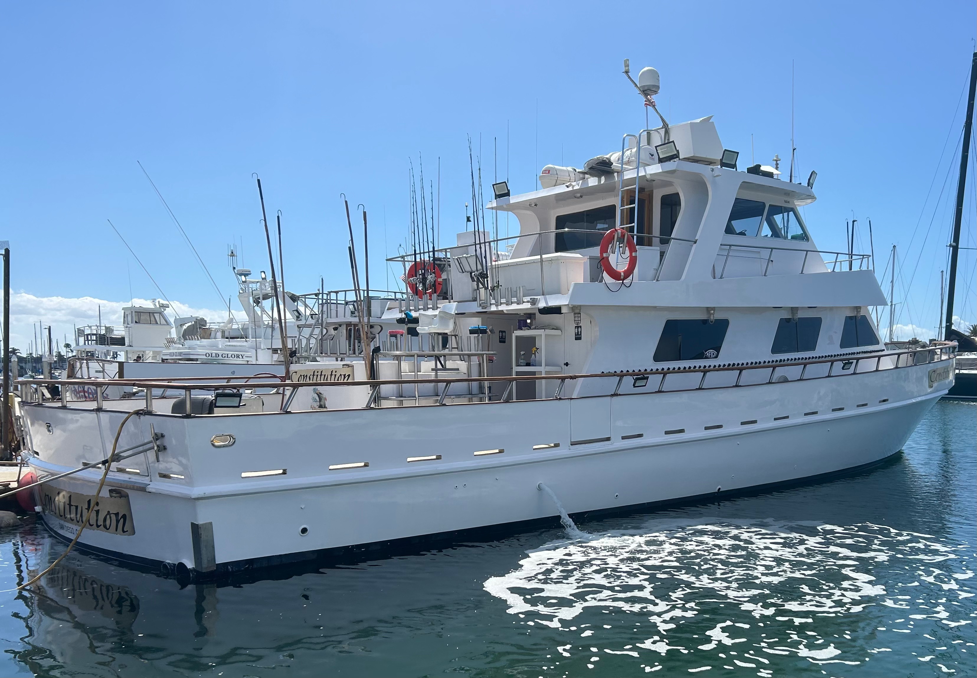 Constitution sportfishing boat