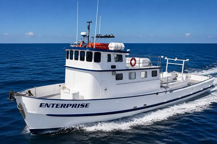 Enterprise sportfishing boat