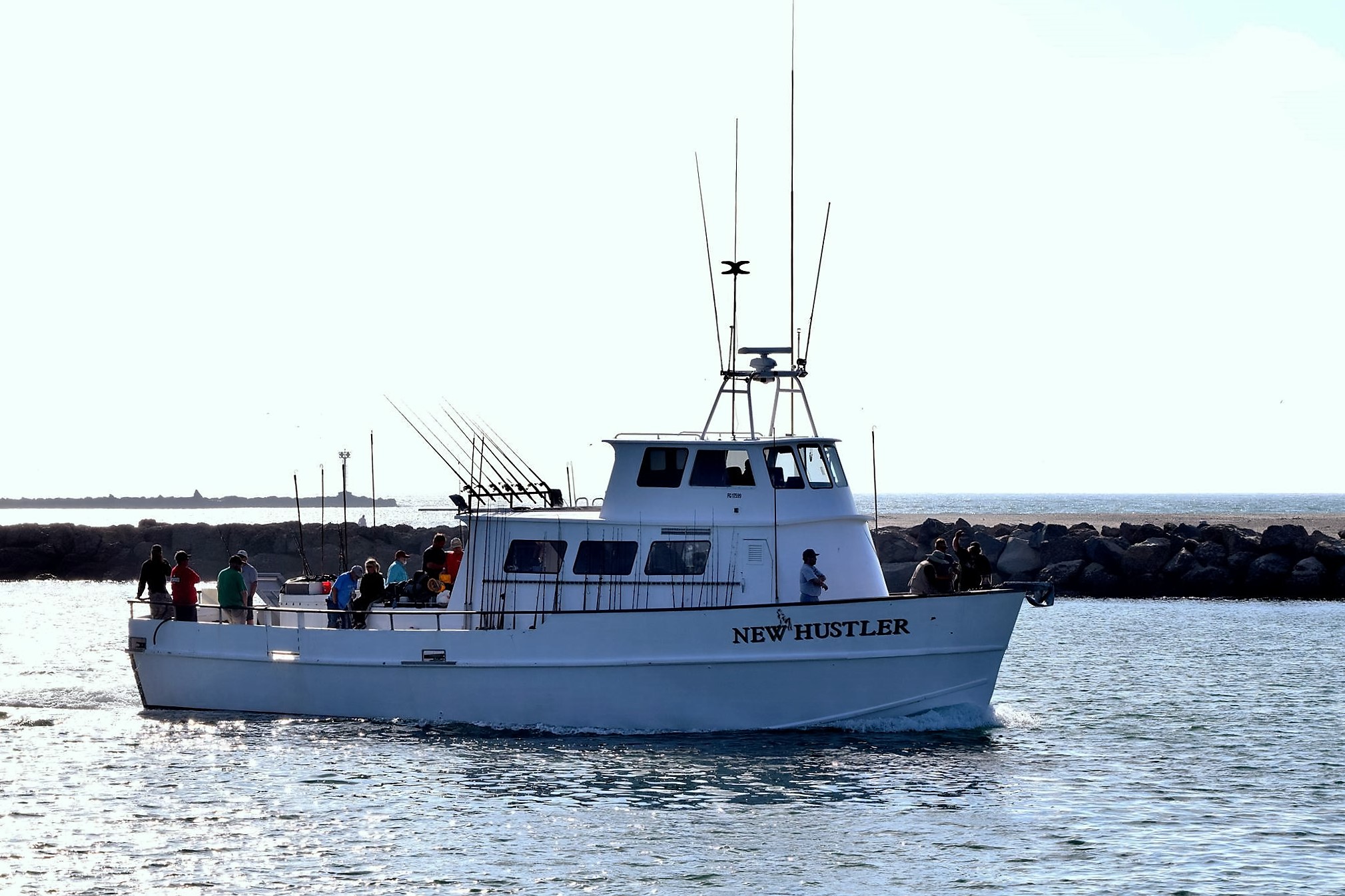 New Hustler sportfishing boat