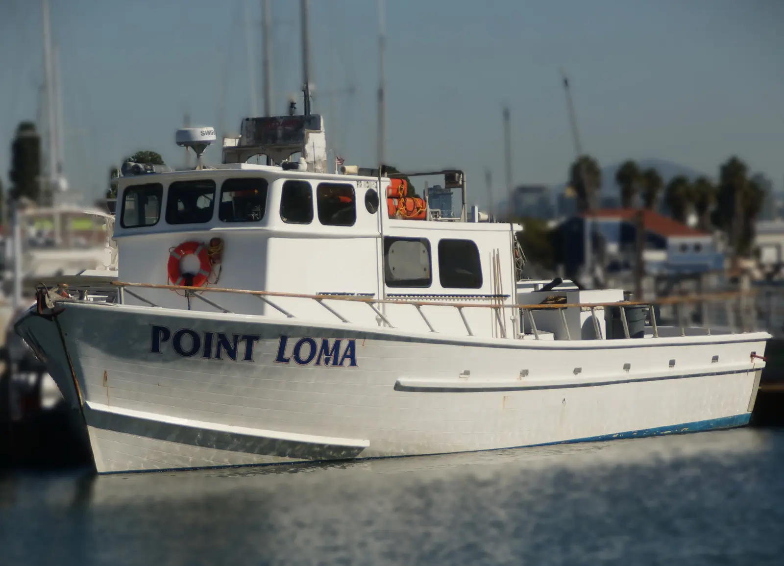 Point Loma sportfishing boat