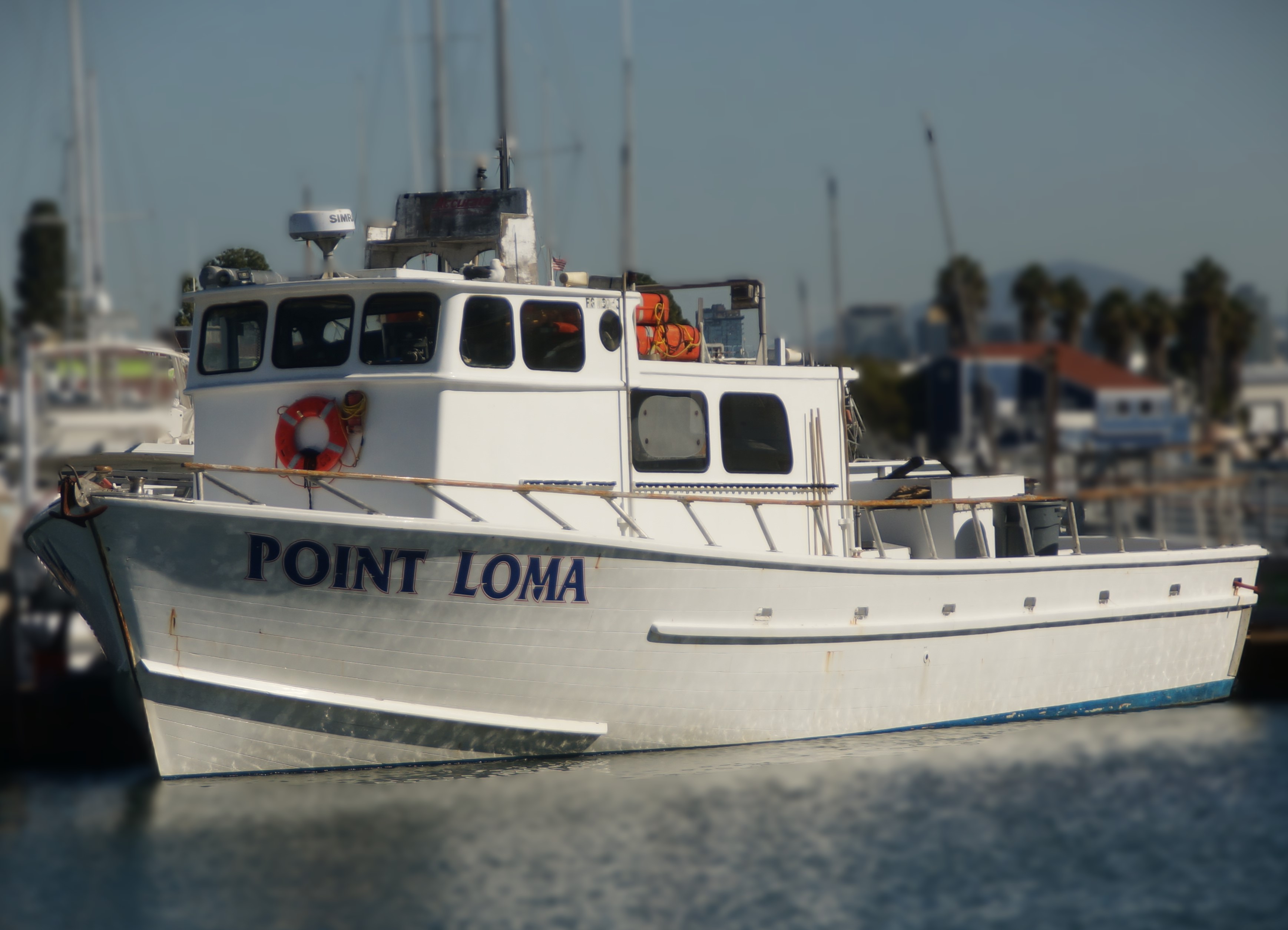 Point Loma sportfishing boat