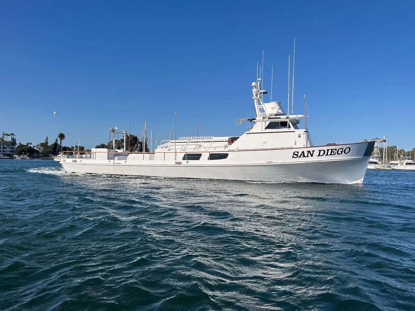 San Diego sportfishing boat